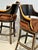 Pair of Gregorius- Pineo Two-Tone Ebonized & Natural Wood Bar Stools With Brown Ultrasuede For Sale - Image 11 of 12