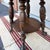 Brown Antique Quartersawn Oak Round Tabouret Table With Glass Ball & Claw Feet For Sale - Image 8 of 18