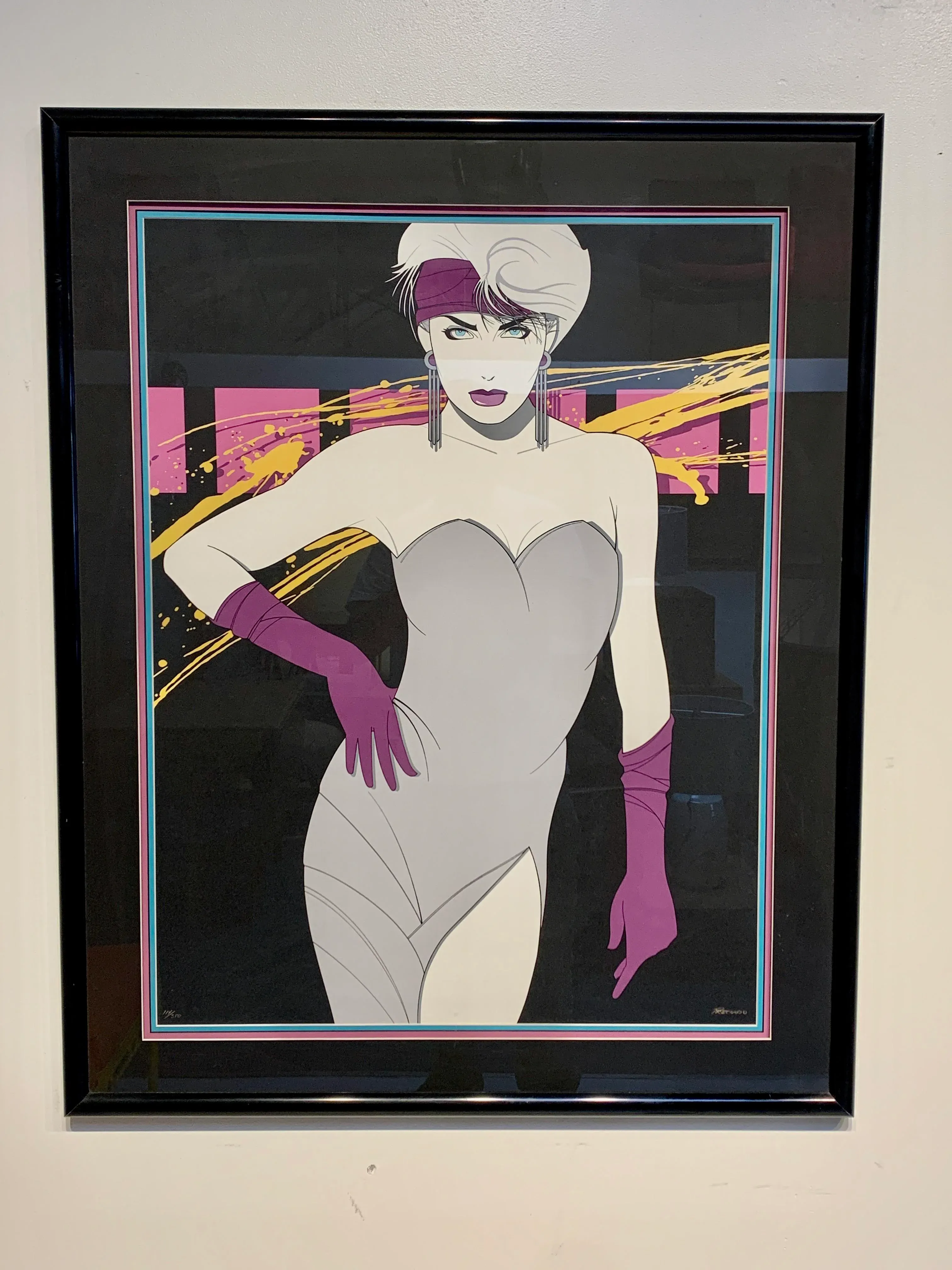 希少　Luis Preciado アートポスター 額入り 1980s Luis Preciado Figurative Signed and Numbered Limited Edition