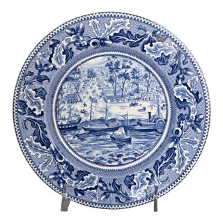 Johnson Brothers Historic America Nautical Motif Sacramento City California Plate For Sale