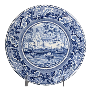 Johnson Brothers Historic America Nautical Motif Sacramento City California Plate