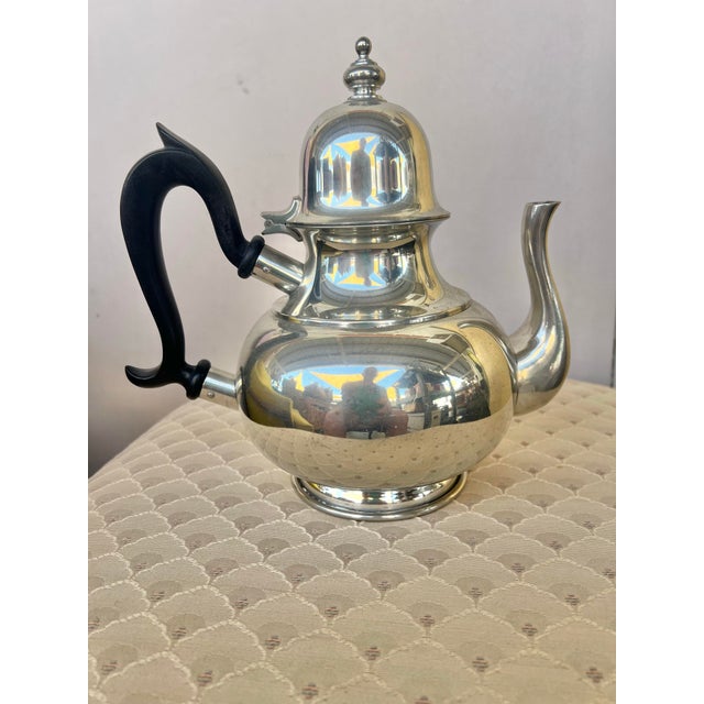 Vintage Pewter Old Annapolis Sugar and Creamer by Kirk Stieff For Sale In West Palm - Image 6 of 8