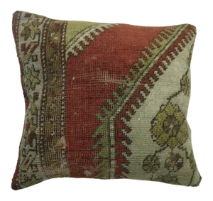 Vintage Turkish Rug Pillow