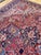 Antique Persian Heriz Carpet Handmade Wool Oriental Rug, Rusty/Red Field, Navy For Sale - Image 13 of 18