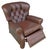 Vintage Ethan Allen Cromwell Tufted Genuine Leather Recliner For Sale In Raleigh - Image 6 of 12