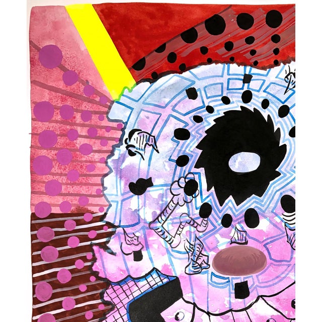 Contemporary Max Manning “Untitled (PPR 367)” Contemporary Abstract Colorful Geometric Patterned Painting, 2022 For Sale - Image 3 of 7
