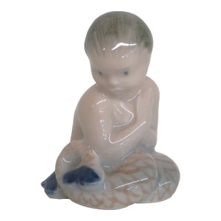 Royal Copenhagen Little Mermaid Model No 2313 Porcelain Miniature Figurine 4488b For Sale