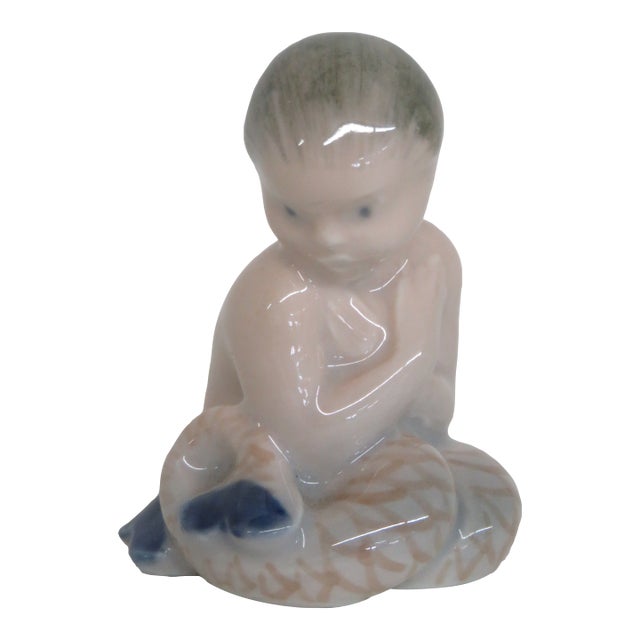 Royal Copenhagen Little Mermaid Model No 2313 Porcelain Miniature Figurine 4488b For Sale