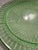 Green Depression Glass Cake Plate. Diamond Lattice pattern. Perfect for a garden party. I have lots more green glassware...
