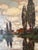 Late 19th Century Late 19th Century Moody European Landscape Painting For Sale - Image 5 of 5