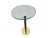 Mid 20th Century Attributed Leon Rosen Pace Solid Brass Glass Side Table For Sale In New York - Image 6 of 15
