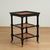Pair of Vintage British Colonial Style Faux Bamboo Three Tiered Caned Stands For Sale - Image 4 of 17