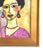 Original one-of-a-kind contemporary portrait oil painting on board. The talented artist "Ruth Arenz” signed the painting...