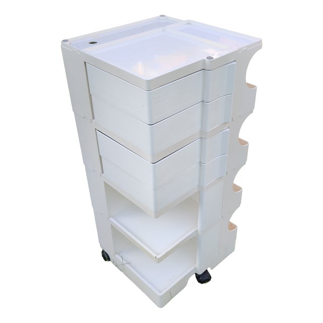 Boby Rollcontainer 4/4 by Joe Colombo for Bieffeplast, 1970s For Sale