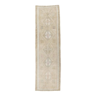 Vintage Turkish Oushak Runner 2'4 X 13'3 For Sale