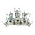 Mid 20th Century f.b. Rogers Silverplated "Lady Margaret" Master Tea Service & Tilt Kettle on Tray - 8 Pieces For Sale