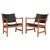 Black Model CH52 Lounge Chairs in Oak and Black Leather attributed to Hans J Wegner for Carl Hansen & Søn, 1970s, Set of 2 For Sale - Image 8 of 8
