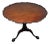 Early 20th Century Federal Style Mahogany Piecrust Birdcage Tilt-Top Table. For Sale