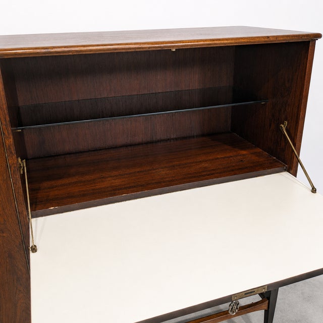 Vintage Danish Highboard with Bar Compartment, 1960s For Sale - Image 3 of 9