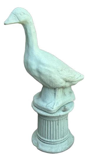 Mid-Century Life Size Goose Garden Ornament