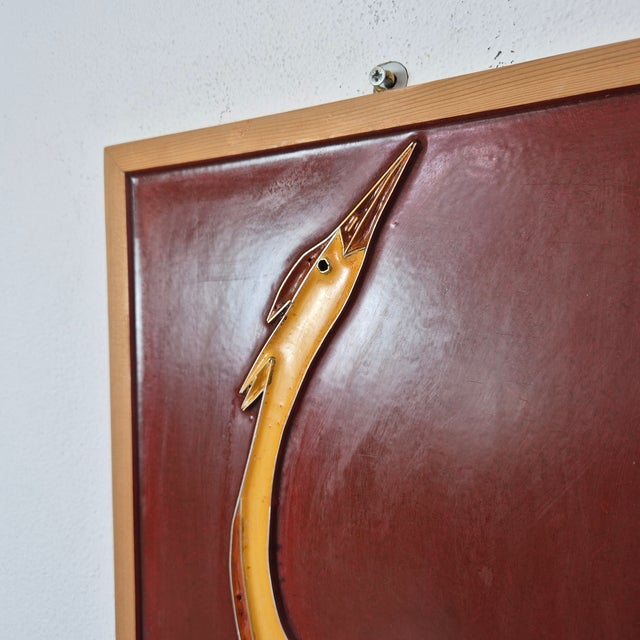 Cloisonné Enamel Wall Art, Norway, 1960s For Sale - Image 4 of 9