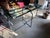 Post Modern Steel and Glass French 1950s Console Table For Sale - Image 4 of 6