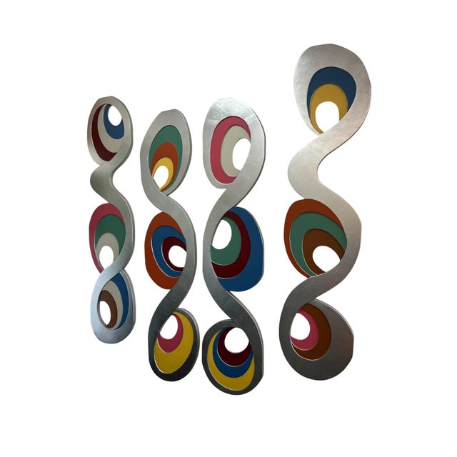 Italian Postmodern Memphis-Style Wall Sculpture, 1980s For Sale - Image 4 of 13