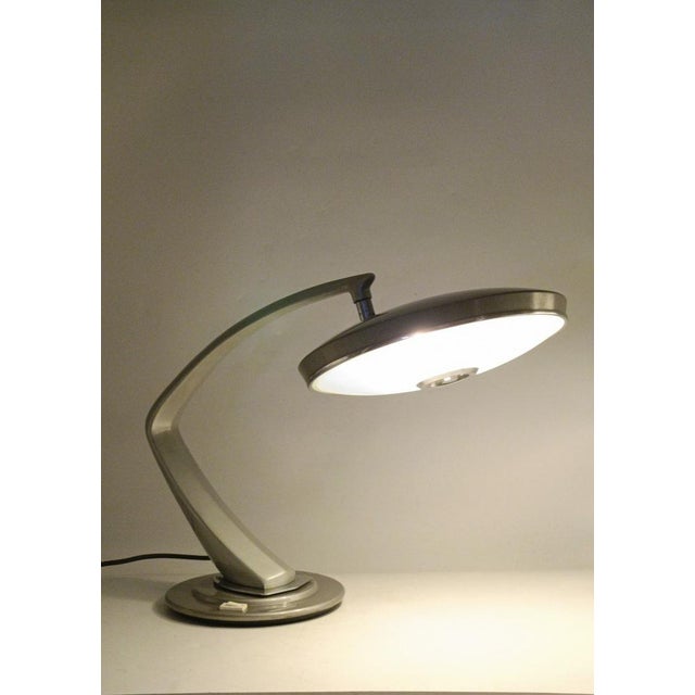 Gray Boomerang 2000 Table Lamp by Luis Perez De La Oliva for Fase, Spain, 1970s For Sale - Image 8 of 9