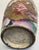 Early 20th Century Antique Japanese Satsuma Style Moriage Cobalt Blue Floral Double Handle Vase For Sale - Image 5 of 9