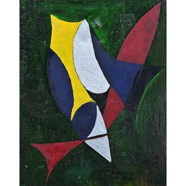 Giorgio Lo Fermo, Hommage to Futurballa, Original Oil on Canvas, 2022 For Sale