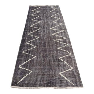Mid 20th Century Anatolian Kurdish Wool Runner Carpet For Sale
