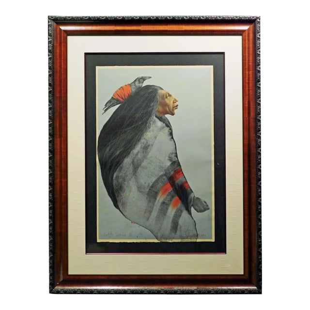 Frank Howell "Lakota Sisters"custom Framed Hand Signed Lithograph For Sale