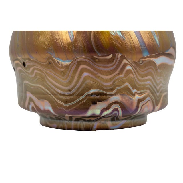 Art Nouveau Bohemian Glass Vase from Johann Loetz Witwe, 1900s For Sale - Image 4 of 7