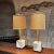 Modern Cube Table Lamps Rammed Earth & Bamboo Pablo Romo Design For Sale - Image 12 of 12