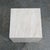 1970s Mid Century Modern Side Table Square Travertine Stone White End Nightstand MCM For Sale - Image 4 of 12