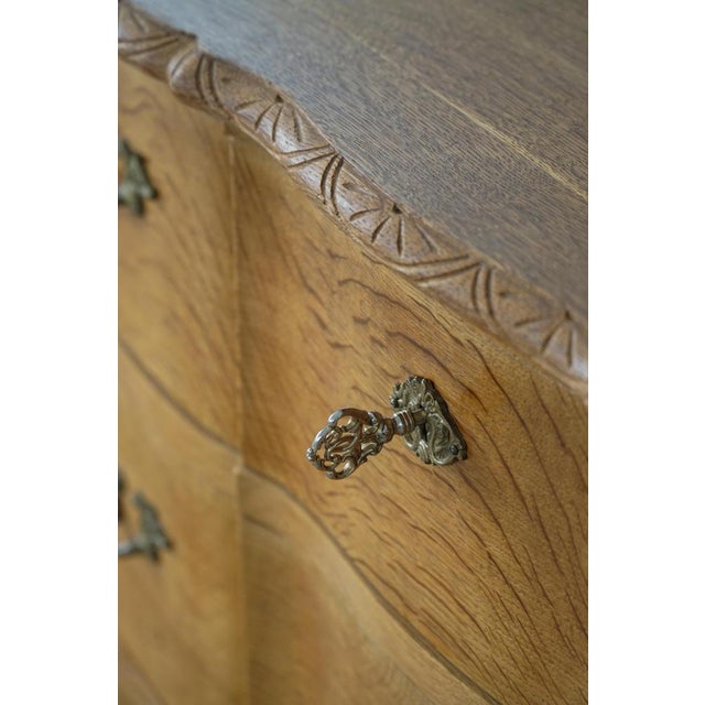 Mid-Century Modern Danish Chest of Drawers in Oak by Henning Kjærnulf, 1960s For Sale - Image 10 of 18