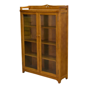 Mission Bookcase / Curio Cabinet - Michael's Cherry (Mc1)
