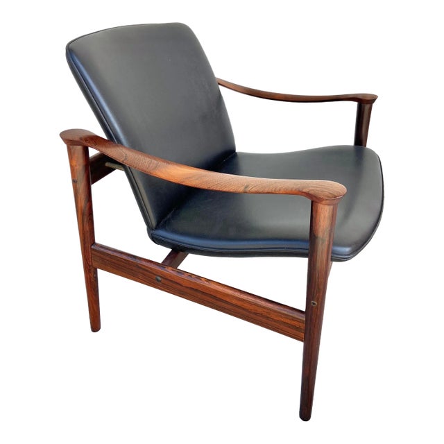 Mid Century Modern Lounge Chair 'Model 711' | by Fredrik Kayser for Vatne Lenestolfabrik For Sale