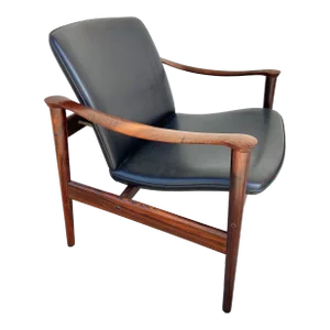 Mid Century Modern Lounge Chair 'Model 711' | by Fredrik Kayser for Vatne Lenestolfabrik