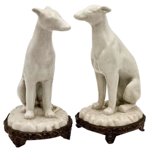Ceramic Sculptures, 1970s, Set of 2