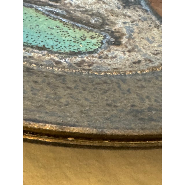 Mid 20th Century Monumental Patrick Horsely Pottery Bowl/Wall Hanging For Sale - Image 4 of 12