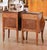Pair of Early 20th Century French Louis XV Bombé Mahogany Bedside Tables For Sale - Image 14 of 16