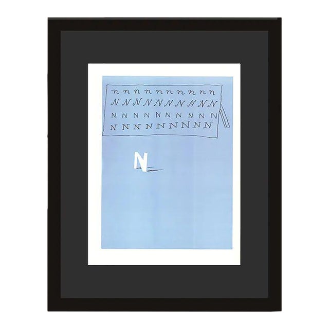 1990s 'N' From 'Hockney's Alphabet' by David Hockney For Sale