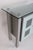 Metal Vintage Sideboard in Steel and Glass from Völker, 1980s For Sale - Image 7 of 12