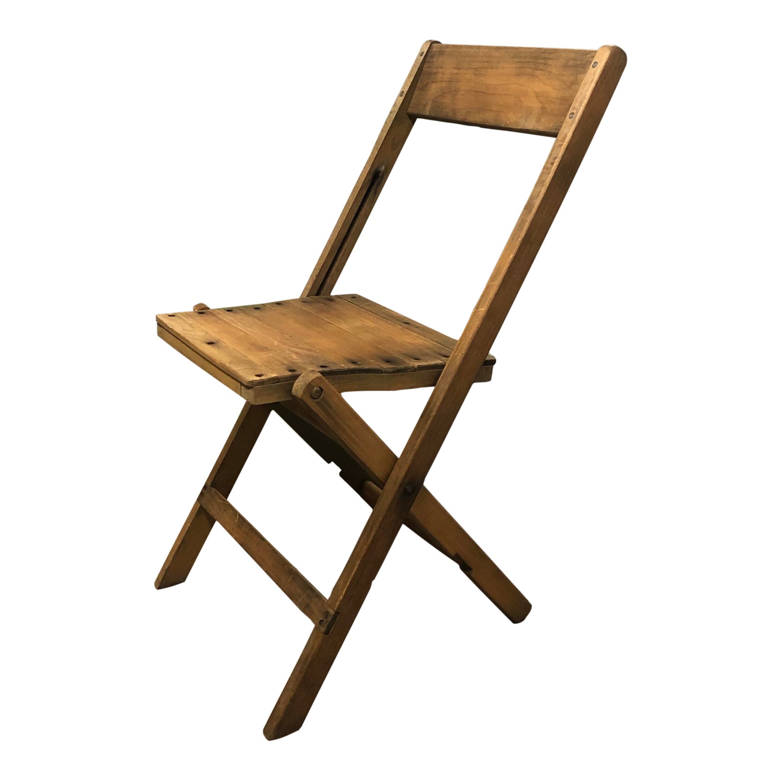 1940s Snyder Wooden Folding Chairs Chairish