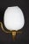 Brass and Opaline Murano Glass Table Lamp For Sale - Image 6 of 13