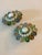 1950s West Germany Pastel Glass Beaded Earrings - 2 Pieces For Sale - Image 4 of 10