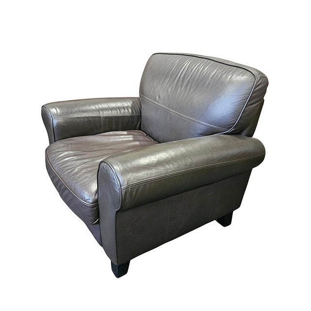 Leather Living Room Set, 1990s, Set of 2 For Sale - Image 7 of 10