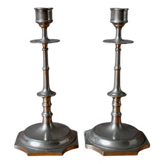 Antique Silver Candlesticks, Set of 2 For Sale