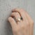 Toi Et Moi Gemstone Ring: White Opal and Black Opal, Size 7.5 For Sale - Image 6 of 9